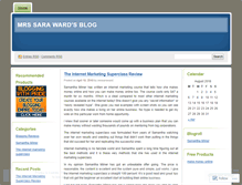 Tablet Screenshot of mrssaraward.wordpress.com