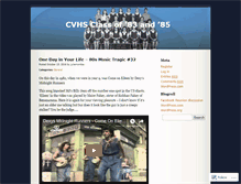 Tablet Screenshot of cvhs83n85.wordpress.com