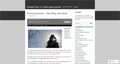 Desktop Screenshot of cocktailhour.wordpress.com