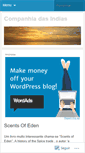 Mobile Screenshot of companhiadasindias.wordpress.com