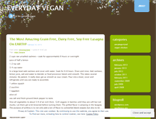 Tablet Screenshot of everydayvegan.wordpress.com