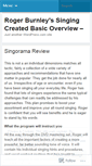 Mobile Screenshot of onlinesinginglessons07.wordpress.com