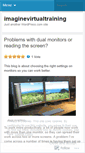 Mobile Screenshot of imaginevirtualtraining.wordpress.com