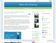Tablet Screenshot of hklife.wordpress.com