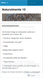 Mobile Screenshot of naturalmente10.wordpress.com