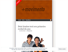 Tablet Screenshot of maismovimento.wordpress.com