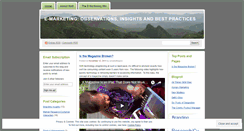Desktop Screenshot of emarketingmix.wordpress.com