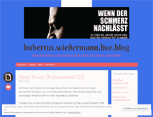 Tablet Screenshot of hubertuswiedermann.wordpress.com