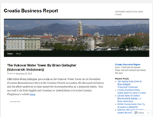 Tablet Screenshot of croatiabusinessreport.wordpress.com