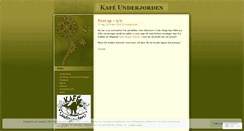 Desktop Screenshot of kafeunderjorden.wordpress.com