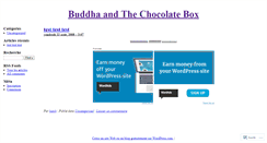 Desktop Screenshot of buddhaandthechocolatebox.wordpress.com