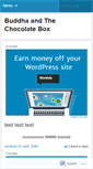 Mobile Screenshot of buddhaandthechocolatebox.wordpress.com