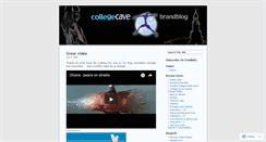 Desktop Screenshot of collegecave.wordpress.com