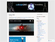 Tablet Screenshot of collegecave.wordpress.com