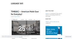 Desktop Screenshot of luggagecircle.wordpress.com