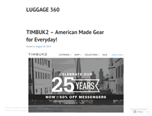 Tablet Screenshot of luggagecircle.wordpress.com