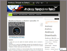 Tablet Screenshot of androzzsenpai.wordpress.com