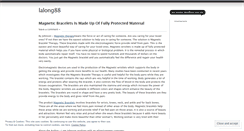 Desktop Screenshot of lalong88.wordpress.com