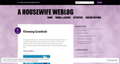 Desktop Screenshot of housewifestation.wordpress.com