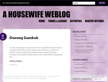 Tablet Screenshot of housewifestation.wordpress.com