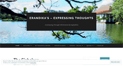 Desktop Screenshot of erandika.wordpress.com