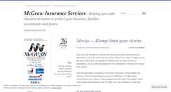 Desktop Screenshot of mcgrawinsurance.wordpress.com