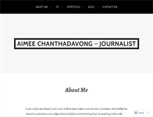 Tablet Screenshot of aimeechanthadavong.wordpress.com