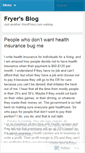 Mobile Screenshot of fryerfinancialgroup.wordpress.com
