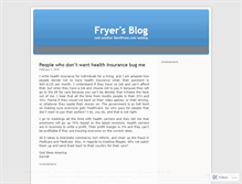 Tablet Screenshot of fryerfinancialgroup.wordpress.com