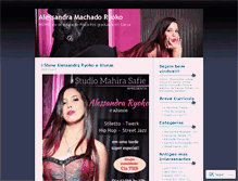 Tablet Screenshot of alessandramachado.wordpress.com