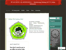 Tablet Screenshot of annur2.wordpress.com