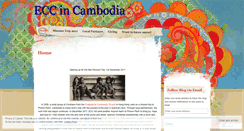 Desktop Screenshot of eccincambodia.wordpress.com