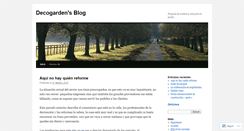 Desktop Screenshot of decogarden.wordpress.com