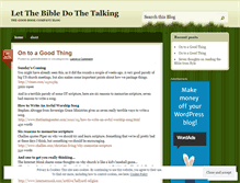 Tablet Screenshot of openupthebible.wordpress.com