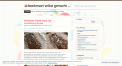 Desktop Screenshot of montessoriselbstgemacht.wordpress.com