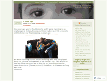 Tablet Screenshot of adoptingnicholas.wordpress.com
