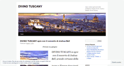 Desktop Screenshot of divinotuscany.wordpress.com