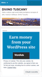 Mobile Screenshot of divinotuscany.wordpress.com