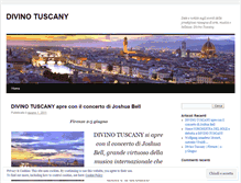 Tablet Screenshot of divinotuscany.wordpress.com