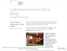 Tablet Screenshot of labutacaincomoda.wordpress.com