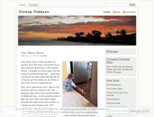 Tablet Screenshot of nowaknibbles.wordpress.com