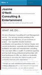 Mobile Screenshot of joanneoneillconsulting.wordpress.com