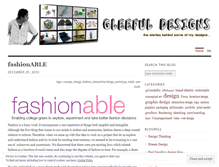 Tablet Screenshot of gleefuldesigns.wordpress.com