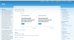 Desktop Screenshot of bedust.wordpress.com