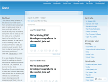 Tablet Screenshot of bedust.wordpress.com