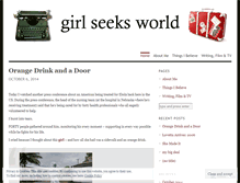 Tablet Screenshot of girlseeksworld.wordpress.com