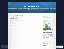Tablet Screenshot of ncco2debate.wordpress.com