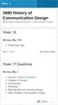 Mobile Screenshot of communicationdesignhistory.wordpress.com