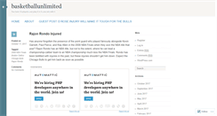 Desktop Screenshot of basketballunlimited.wordpress.com