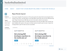 Tablet Screenshot of basketballunlimited.wordpress.com